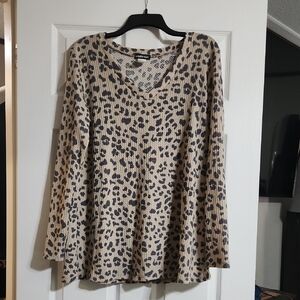 Leopard Print Women's Top